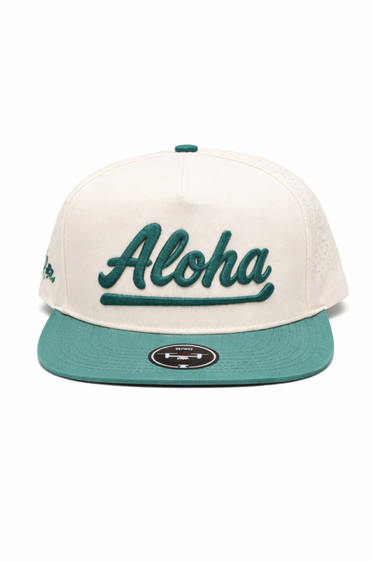 Green Aloha Heritage Golf Hat